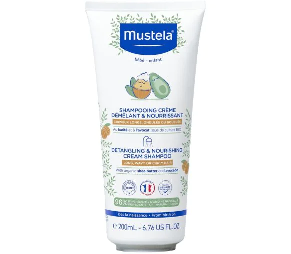 Shampooing crème démêlant & nourrissant Mustela - tube de 200ml