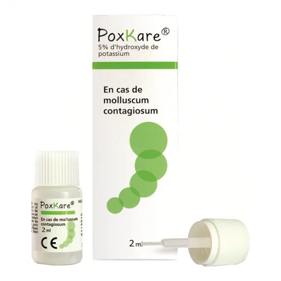 Labokapharma - PediAct PoxKare 5% d'hydroxyde de potassium 2ml