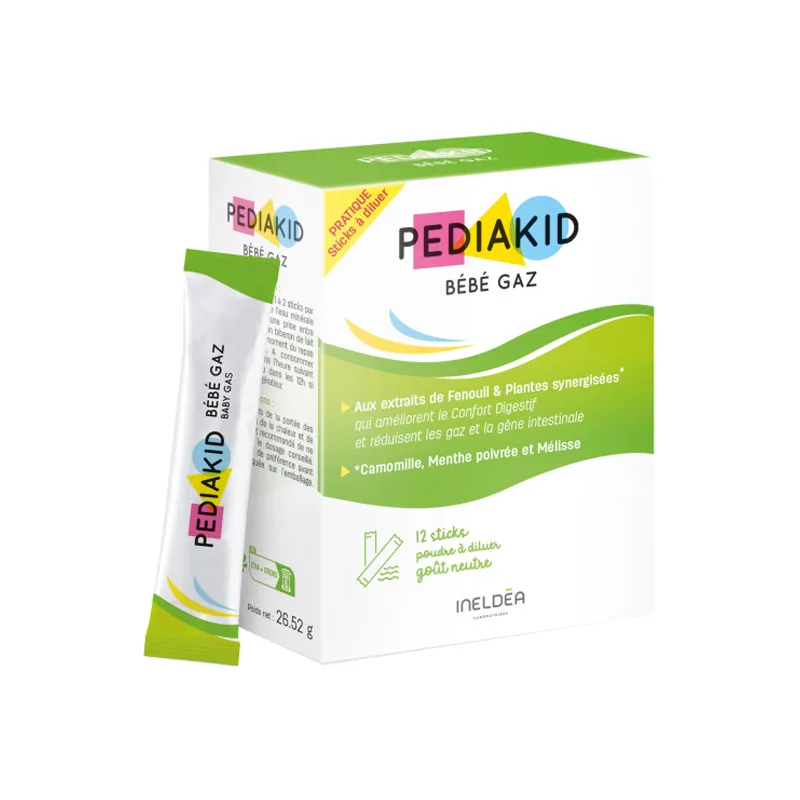 Labokapharma - Pediakid Bébé Gaz 12 sticks 26,52gr
