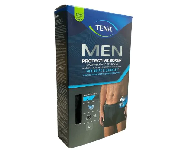 Men boxer lavant lavable réutilisable taille L Tena - un boxer