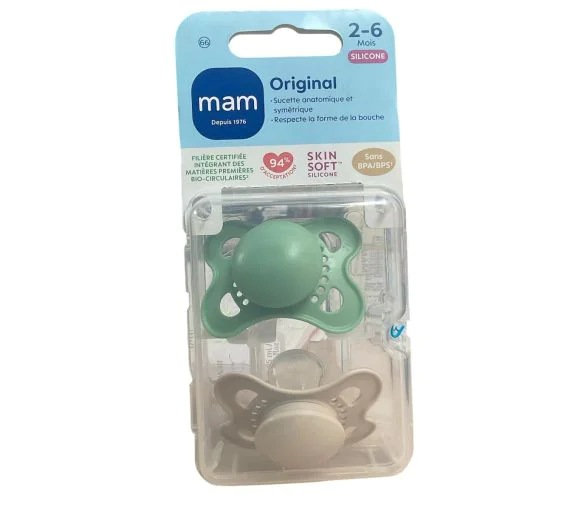 Original sucettes 2-6 mois Mam - 2 sucettes