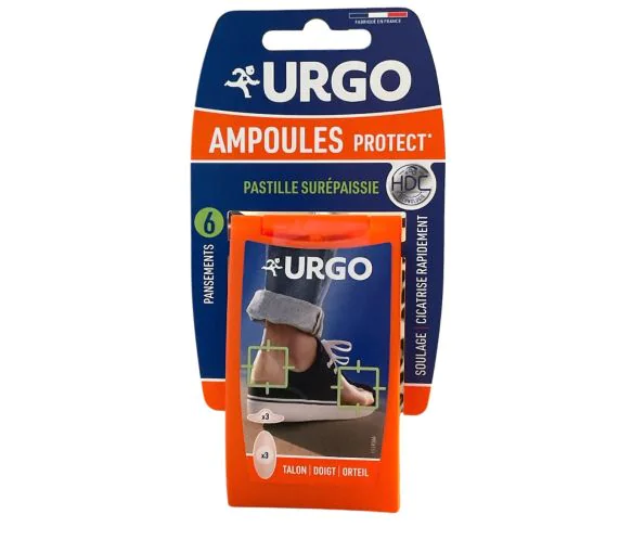 Ampoules protect pastille surépaissie Urgo - 6 pansements