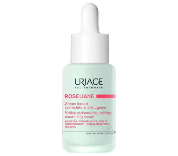 Roseliane sérum lissant correcteur anti-rougeurs Uriage - flacon de 30ml
