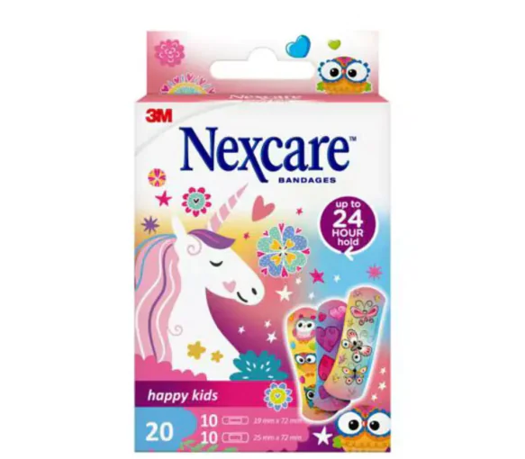Happy kids pansements enfants Nexcare - boite de 20 pansements