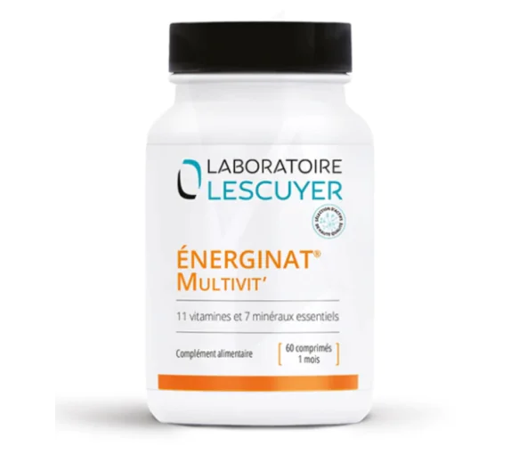 Énerginat multivit Lescuyer - pot de 60 comprimés