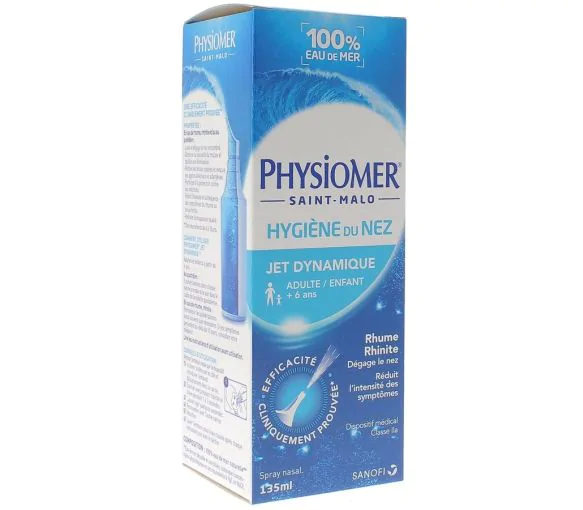 Physiomer hygiène du nez jet dynamique - spray de 135 ml