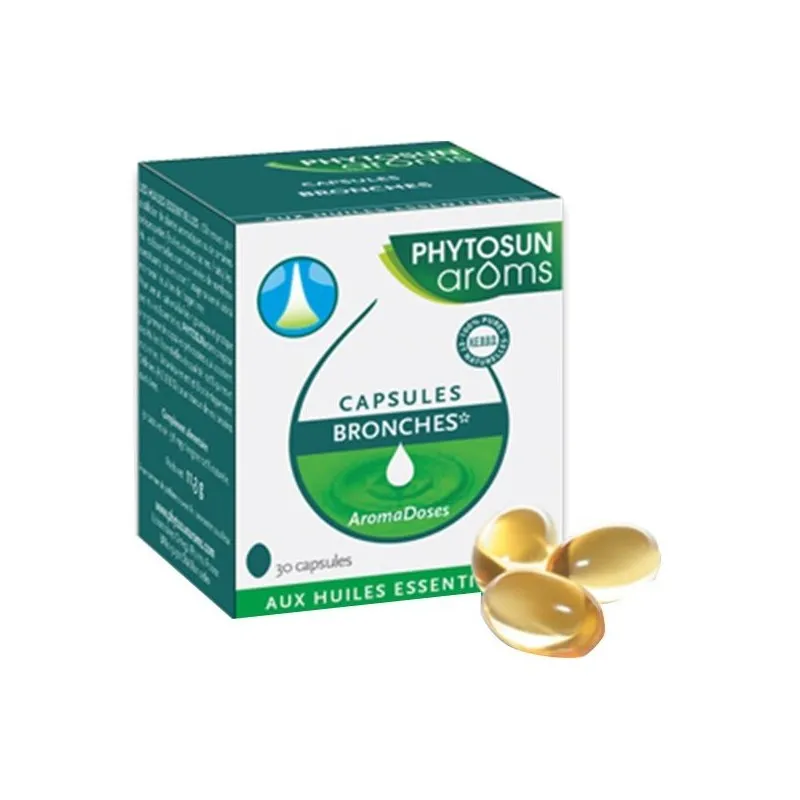 Phytosun arôms aromadoses bronches 30 capsules | Nom de la...