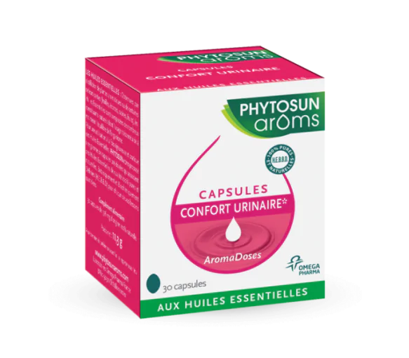 Capsules confort urinaire aromadoses Phytosun aroms - 30 capsules