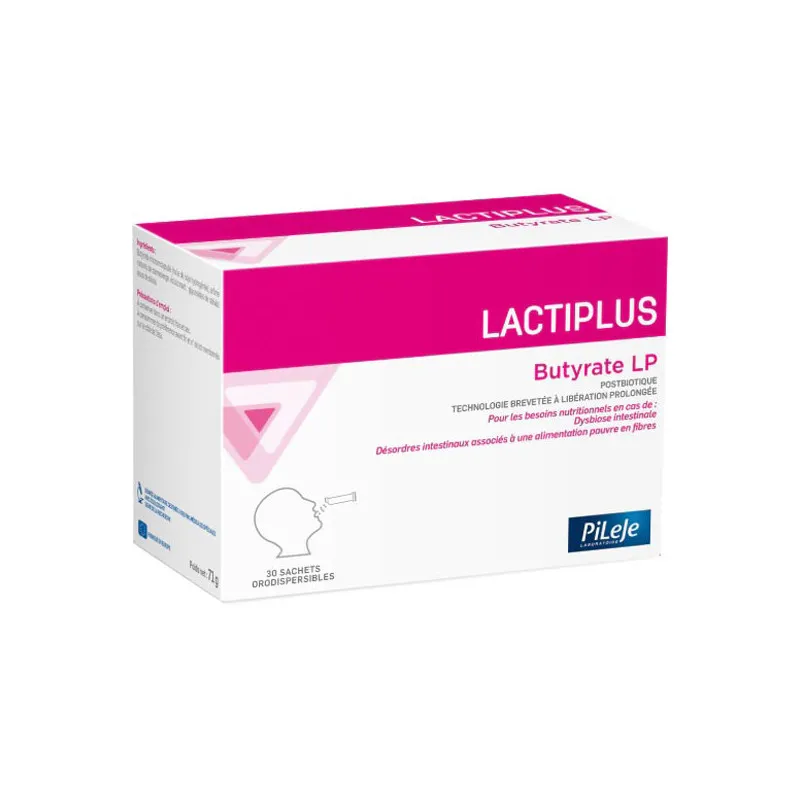 Pileje Lactiplus Butyrate LP 30 sachets orodispersibles - MyHappyPara