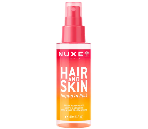 Brume parfumante hair & skin happy in pink Nuxe - flacon de 100ml