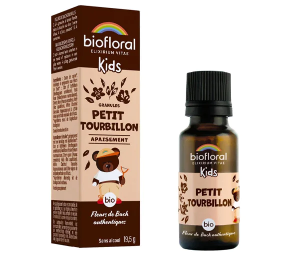 Petit tourbillon bio fleurs de bach granules Biofloral - flacon de 19,5g