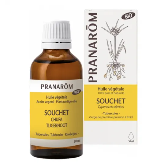 Pranarôm huile végétale Souchet bio 50ml - MyHappyPara