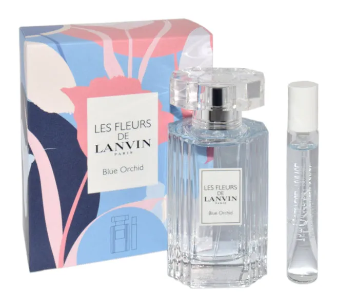 Lanvin Blue Orchid Gift Set 50 Ml And Miniature 75 Ml Eau de Toilette Unisexe