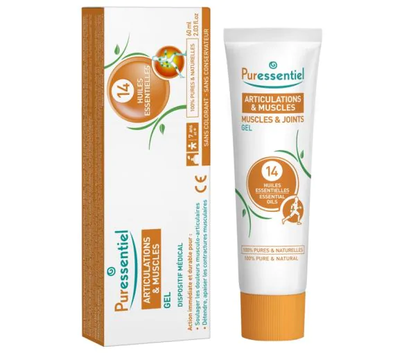 Articulations & Muscles Gel aux 14 huiles essentielles Puressentiel - tube de 60 ml