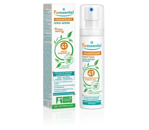 Spray aérien assainissant aux 41 huiles essentielles Puressentiel - spray de 75 ml