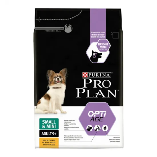 Purina pro plan chien small & mini adult 9+ optiage poulet 3kg -...
