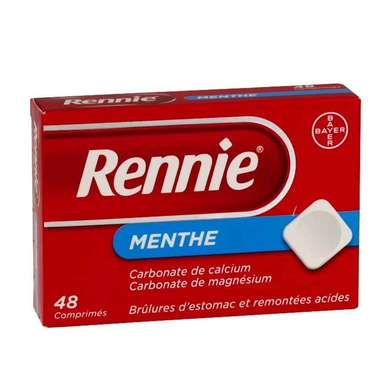Rennie  48 comprimés menthe | Nom de la Pharmacie en variable