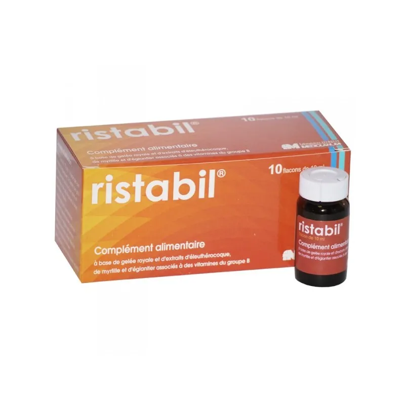Ristabil anti fatigue 10 x 10ml | Nom de la Pharmacie en variable