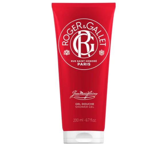 Gel douche fraîcheur vivifiant Jean-Marie Farina Roger & Gallet - tube de 200 ml