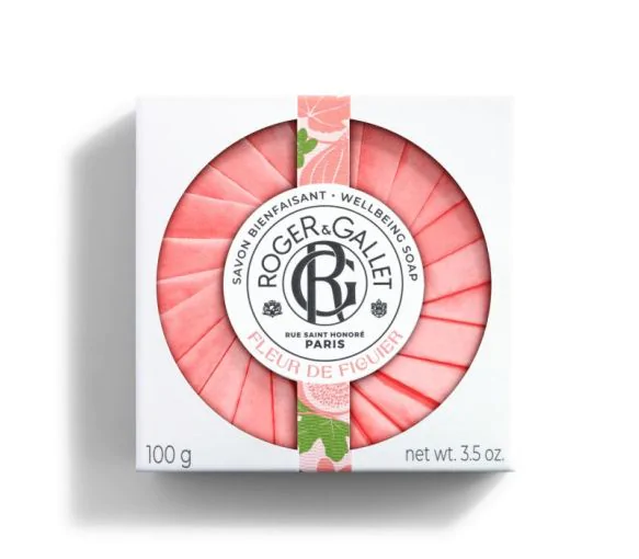 Savon parfumé fleur de figuier Roger & Gallet - pain de 100 g