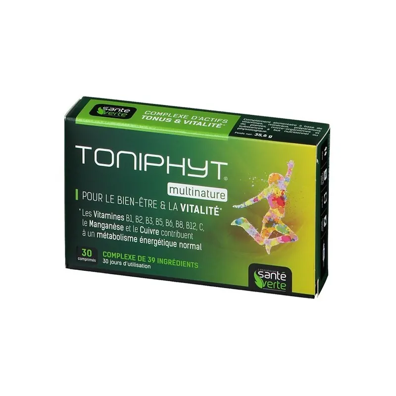Santé verte toniphyt multinature 30 comprimés