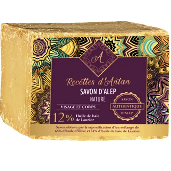 RECETTE D'ANTAN SAVON AUTHENTHIQUE D' ALEP NATURE 200G