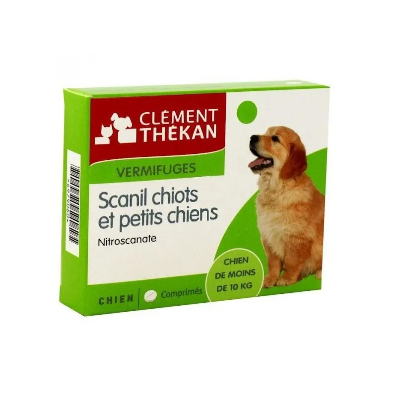 Scanil vermifuge chiots et petits chiens 6 comprimés
