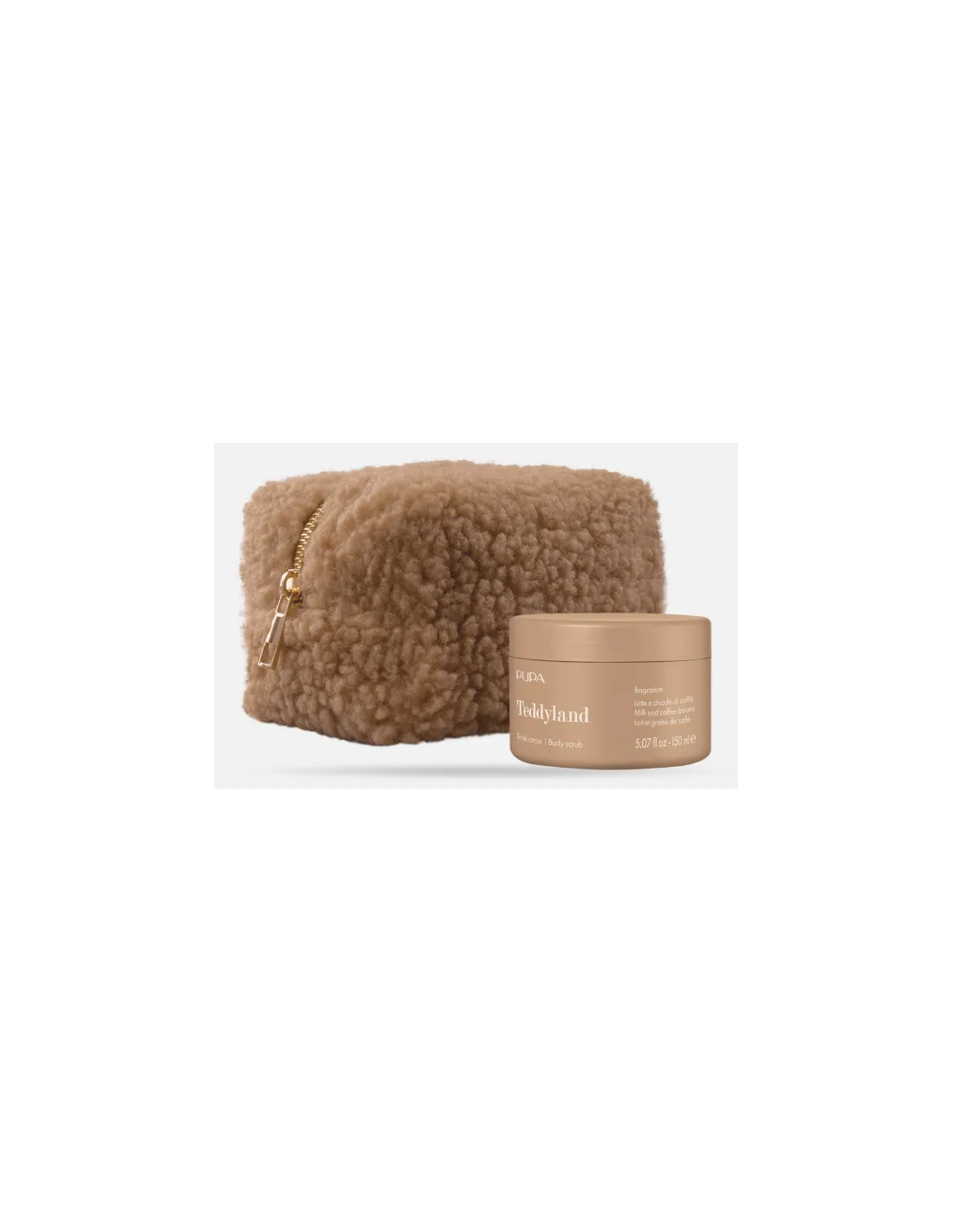 Scrub Corps - Teddyland Lait et grains de café Pupa - Nouveautés