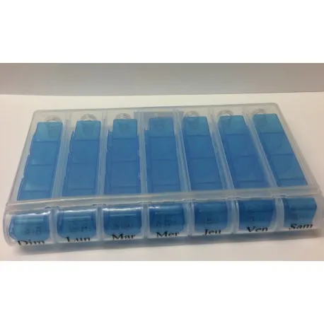 Semainier memodose bleu Matthieu laboratoire