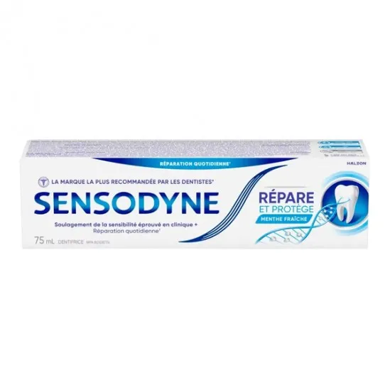 Labokapharma - Sensodyne dentifrice répare et protège menthe fraîche 75ml