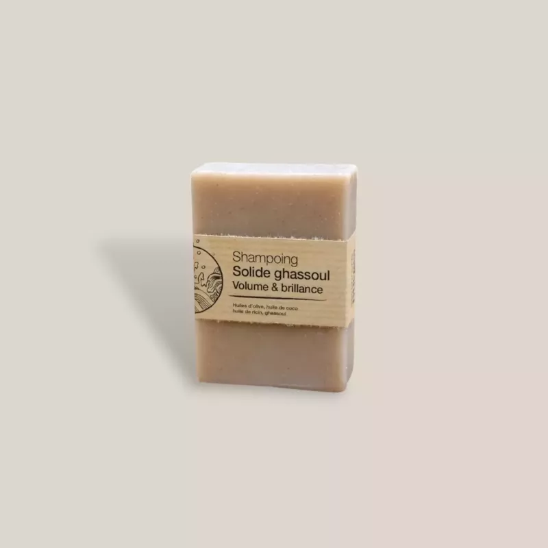 Shampooing Artisanal Ghassoul 100g – Savonnerie de la Buèges | Purifiant Naturel pour Cheveux