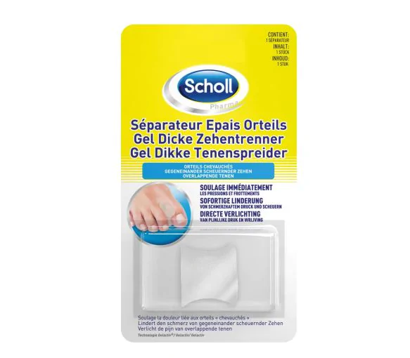 Séparateur épais orteils Scholl - boite d'un séparateur