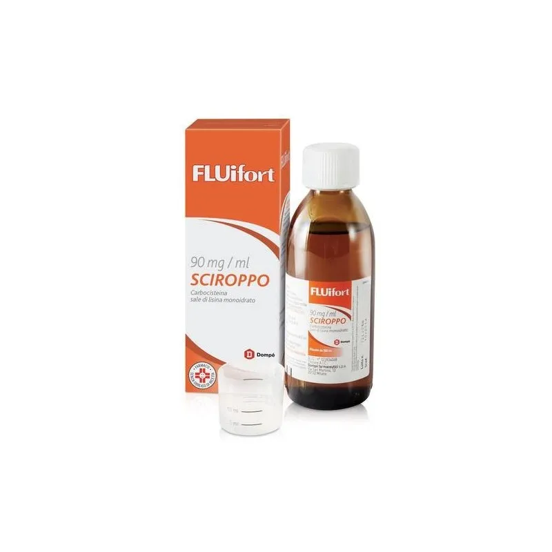 Sirop Fluifort 200 ml 9% Carbocystéine Avec Gobelet Doseur