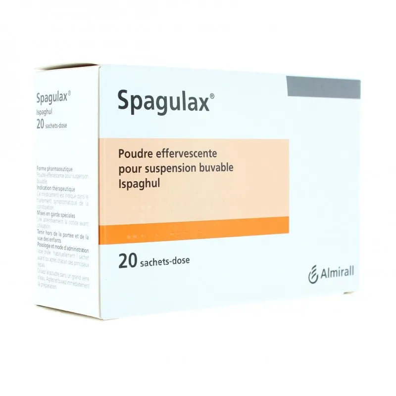 Spagulax poudre effervescente pour suspension buvable 20 sachets...