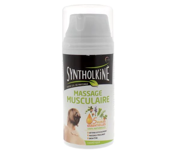 Syntholkiné crème gel de massage Massage musculaire - flacon-pompe de 75 ml