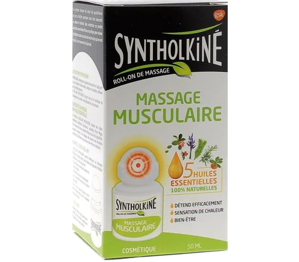 Roll-on de massage musculaire Syntholkiné - roll-on de 50 ml