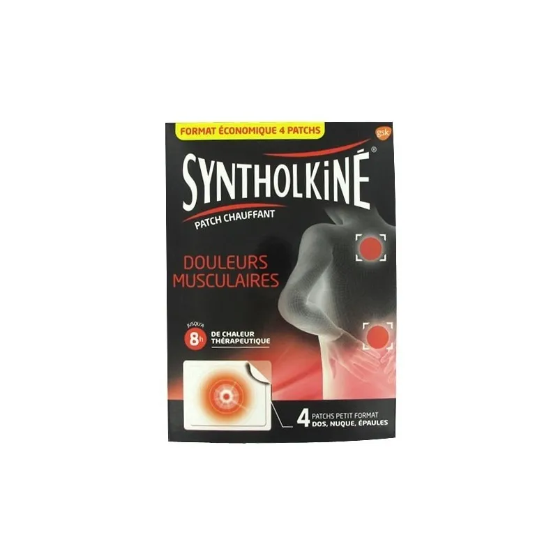 Syntholkiné patch chauffant petit format x 4 | Nom de la Pharmacie...