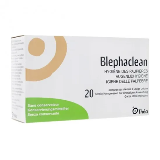 Labokapharma - Théa pharma blephaclean boite 20 compresses