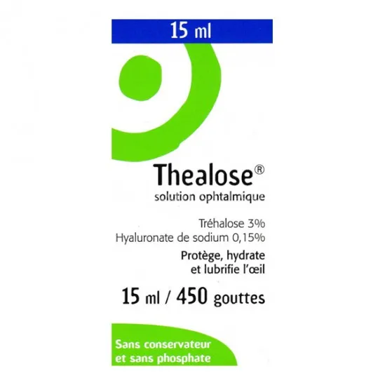 Théalose solution ophtalmique 15ml - MyHappyPara