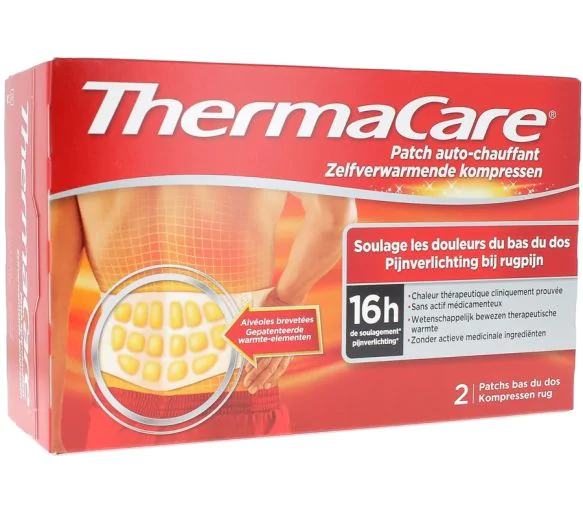ThermaCare patch auto-chauffant 16h bas du dos - 2 patchs