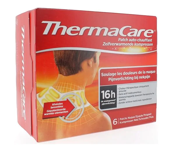 ThermaCare patch auto-chauffant 16h nuque épaule poignet - 6 patchs