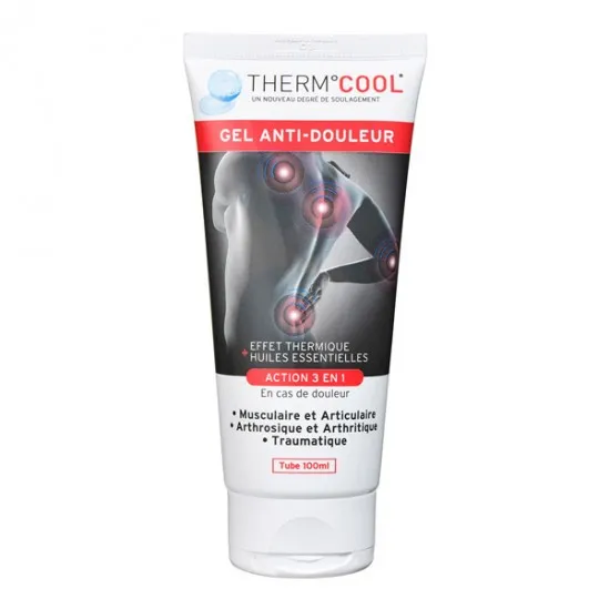 Thermcool gel anti-douleur 3 en 1 tube 100ml - MyHappyPara