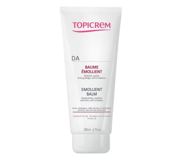 DA baume émollient peaux atopiques Topicrem - tube de 200 ml