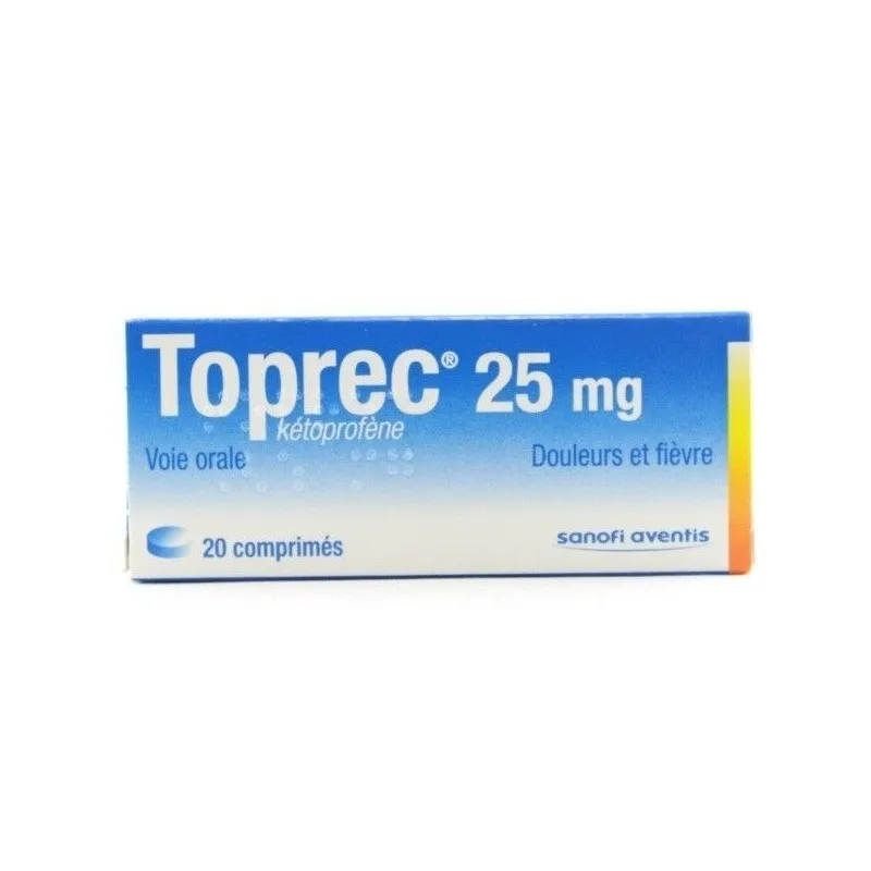 Toprec 25mg 20 comprimés | Nom de la Pharmacie en variable
