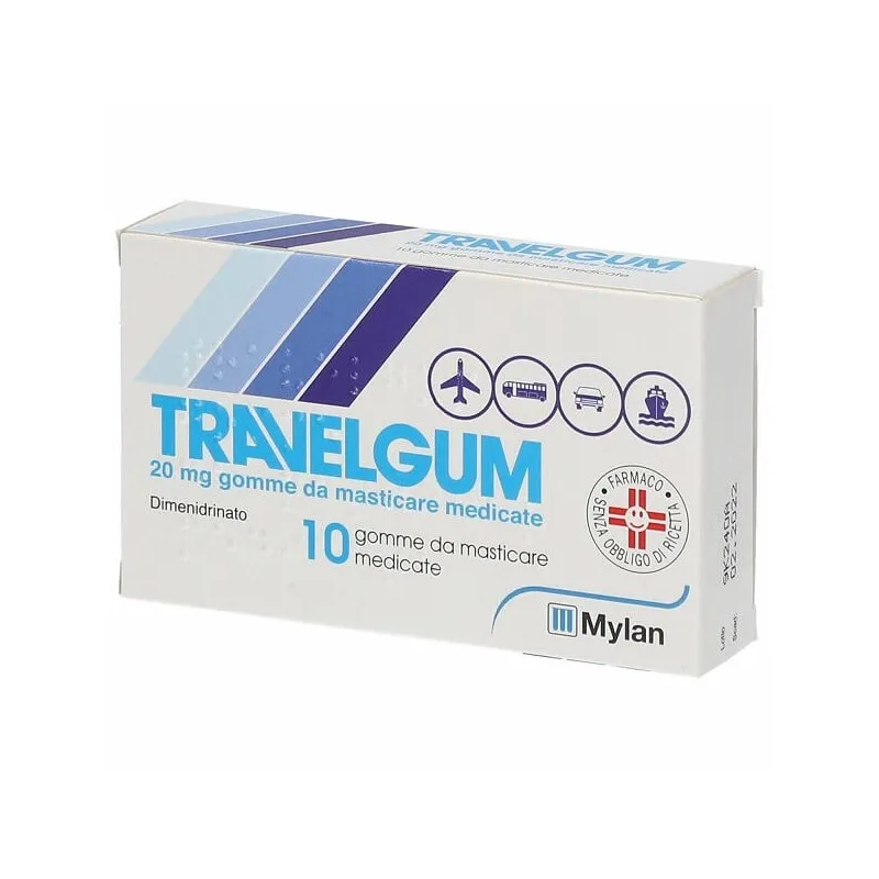 Travelgum 10 gommes à mâcher