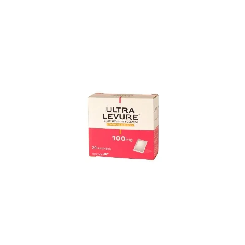 Ultra levure 100mg poudre pour suspension buvable 20 sachets | Nom...