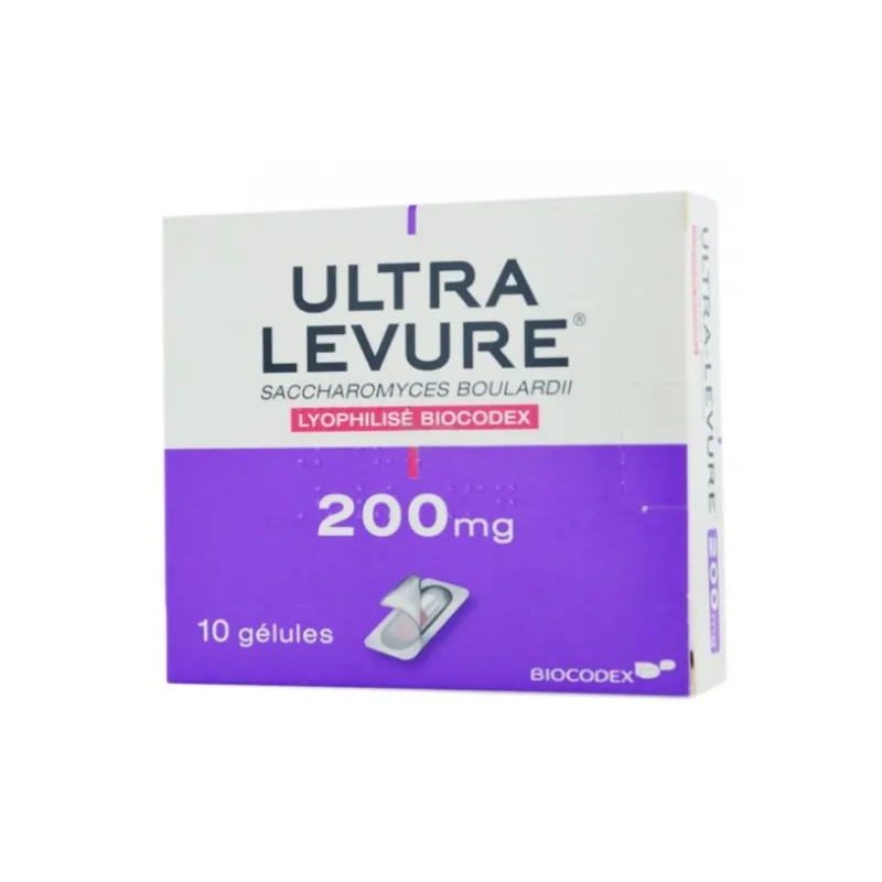 Ultra levure antidiarrhéique200 mg 10 gélules | Nom de la...