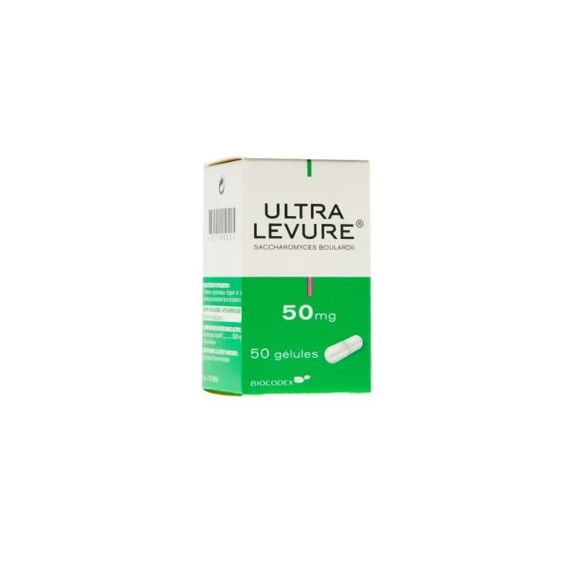 Ultra-levure 50mg 50 Gélules | Nom de la Pharmacie en variable