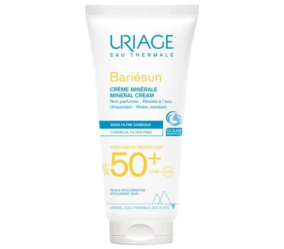 Bariésun Crème minérale SPF 50+ Uriage - tube de 100 ml