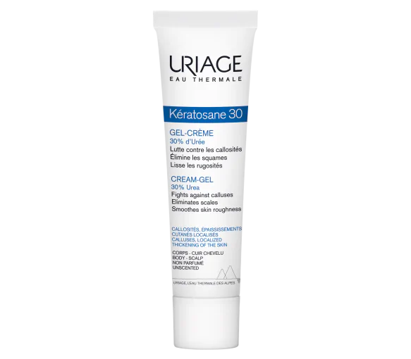Kératosane 30 gel crème Uriage - tube de 40 ml